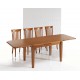 Mesa de Comedor Extensible fabricada en madera de Pino Ref MCJI10019