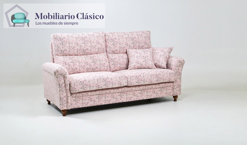 Sofá clásico en 4, 3, 2 y 1 Plazas, disponible tambien con chaiselongue Ref MCPT16000