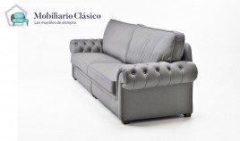 Sofá clásico acabado capitoné disponible en 4, 3, 2 y 1 Plazas Ref MCPT19000