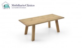 Mesa de Comedor con tapa y patas macizas Ref MCJI10010