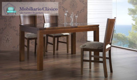 Mesa de Comedor extensible con posibilidad de tapa en madera o cristal Ref MCR74000