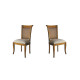 Silla clásica de comedor fabricada en madera de haya Ref MCBU66000