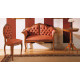 Sillón capitoné tapizado fabricado en madera Ref MCBU77000