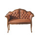 Sillón capitoné tapizado fabricado en madera Ref MCBU77000