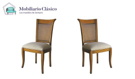 Silla clásica de comedor fabricada en madera de haya Ref MCBU66000