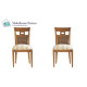 Silla clásica de comedor fabricada en madera de haya Ref MCBU72000