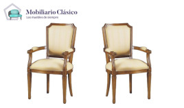 Sillón clásico de comedor fabricado en madera de haya Ref MCBU36000