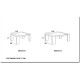 Mesa de Comedor Extensible en madera de Pino Ref MCJI10018