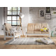 MCJI10033 Sofá estilo provenzal fabricado en madera de pino disponible en 3, 2 y 1 Plazas
