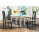 Mesa de Comedor redonda Extensible fabricada en madera de Pino Ref MCJI10015