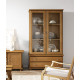 Vitrina provenzal fabricada en madera de Pino Ref MCJI10054
