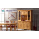 Aparador con librería fabricado en madera de Pino Ref MCJI10082
