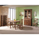 Aparador con vitrina fabricado en madera de Pino Ref MCJI10084